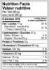 Pumpkin tart nutritional information